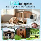 Rechargeable Psituge ultrasonic bark deterrent device in indoor living room