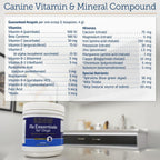 Rx Vitamins Essentials for Dogs nutritional supplement side view
