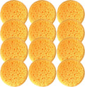 XILAOTOU coarse hole tack sponges pack of twelve front view for leather care.