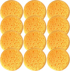 XILAOTOU coarse hole tack sponges pack of twelve front view for leather care.