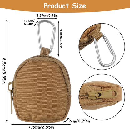 Close up of Tucnoeu dog treat pouch showing durable metal zipper