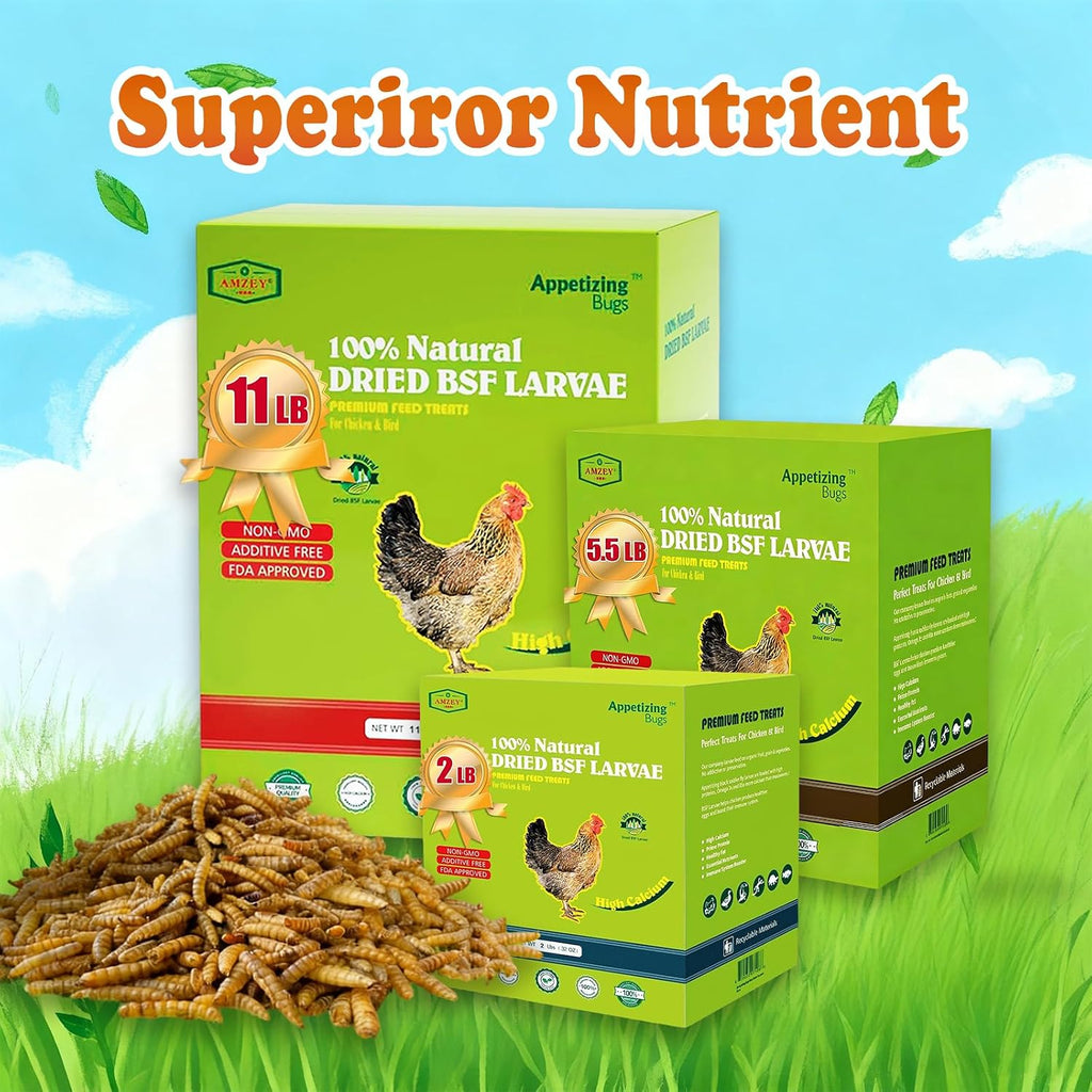 High protein poultry feed supplement in container