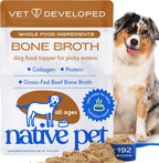 Native Pet Bone Broth for Dogs - Made with Real Beef Bone Broth, Dog Food Toppers for Picky Eaters - Provides Extra Hydration & Nutrition for Joint Strength, Immunity & Heart Health-48 Scoops - Image 9