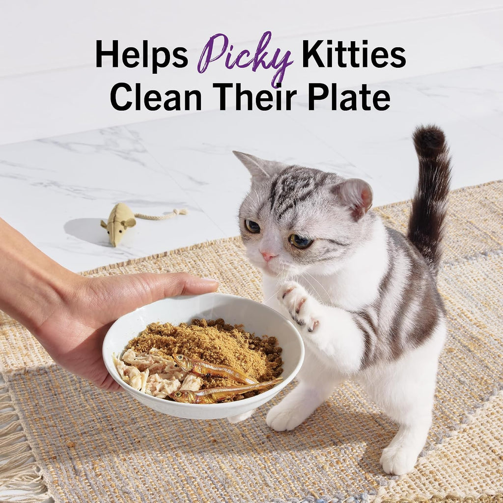 Stella & Chewy's Freeze-Dried Raw Cat & Kitten Food Topper - Magical Dinner Dust - Premium Wild-Caught Salmon & Cage-Free Chicken - Grain-Free, Protein-Rich - Perfect For Picky Eaters - 7 oz - Image 9