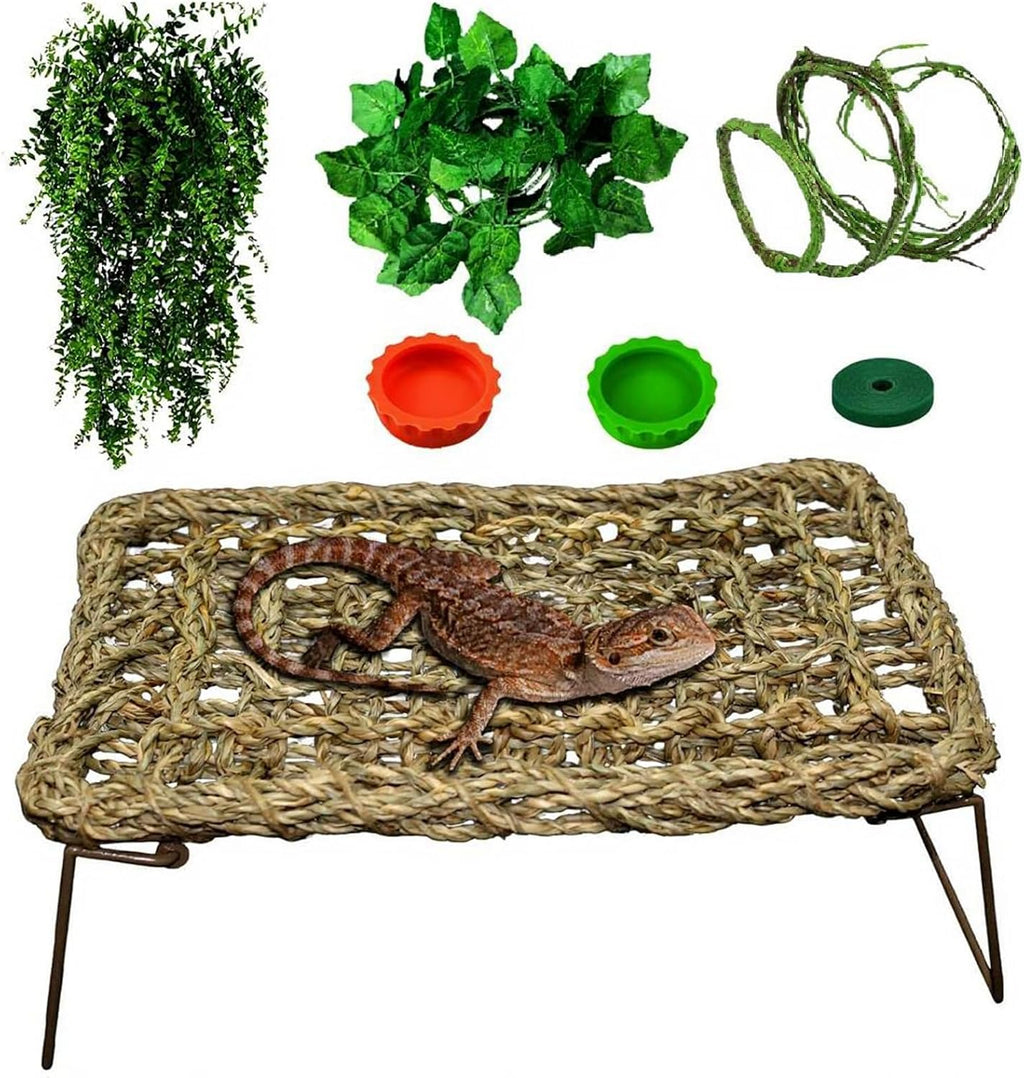 Qwr chameleon swing bed featuring multi-color yarn weave
