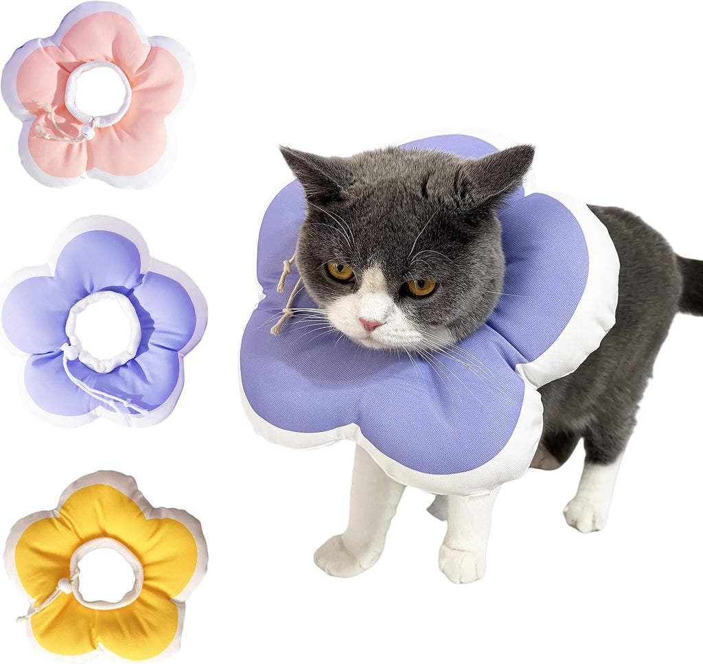 Water resistant cat collar being wiped clean with a cloth