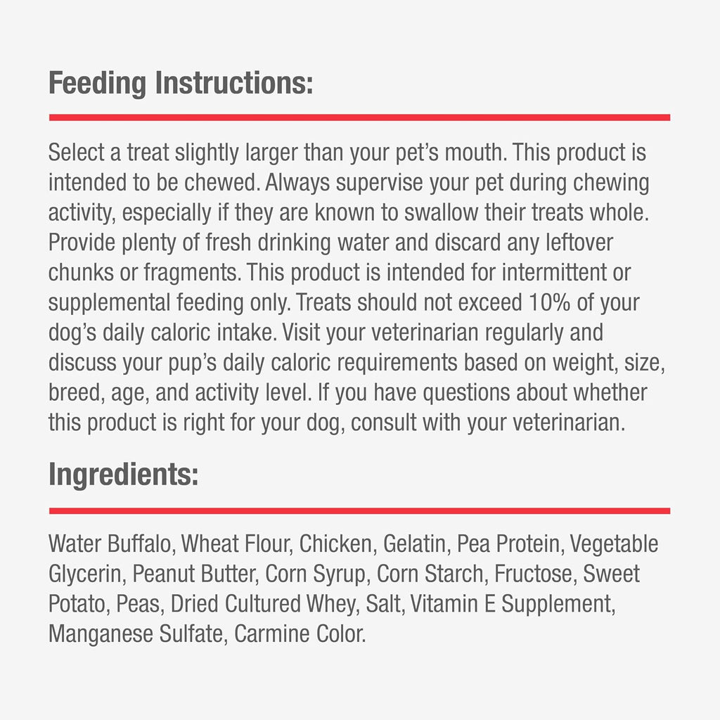 DreamBone High Protein Rolls for Dogs, 10 Count, Treat Your Dog to Easy-to-Digest Rawhide-Free Chews Made with Real Water Buffalo, Chicken and Peanut Butter Flavor - Image 9