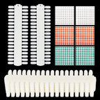 Tbestmax 3 sets 216 tips nail color swatch display board front view