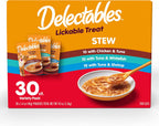 Delectables Lickable Treat Stew Wet Cat Treat Variety Pack, Food Topper, Hydrating, Grain-Free, No Fillers, No By-Products, No Added Preservatives, 1.4oz Pouch, 12ct - Image 14