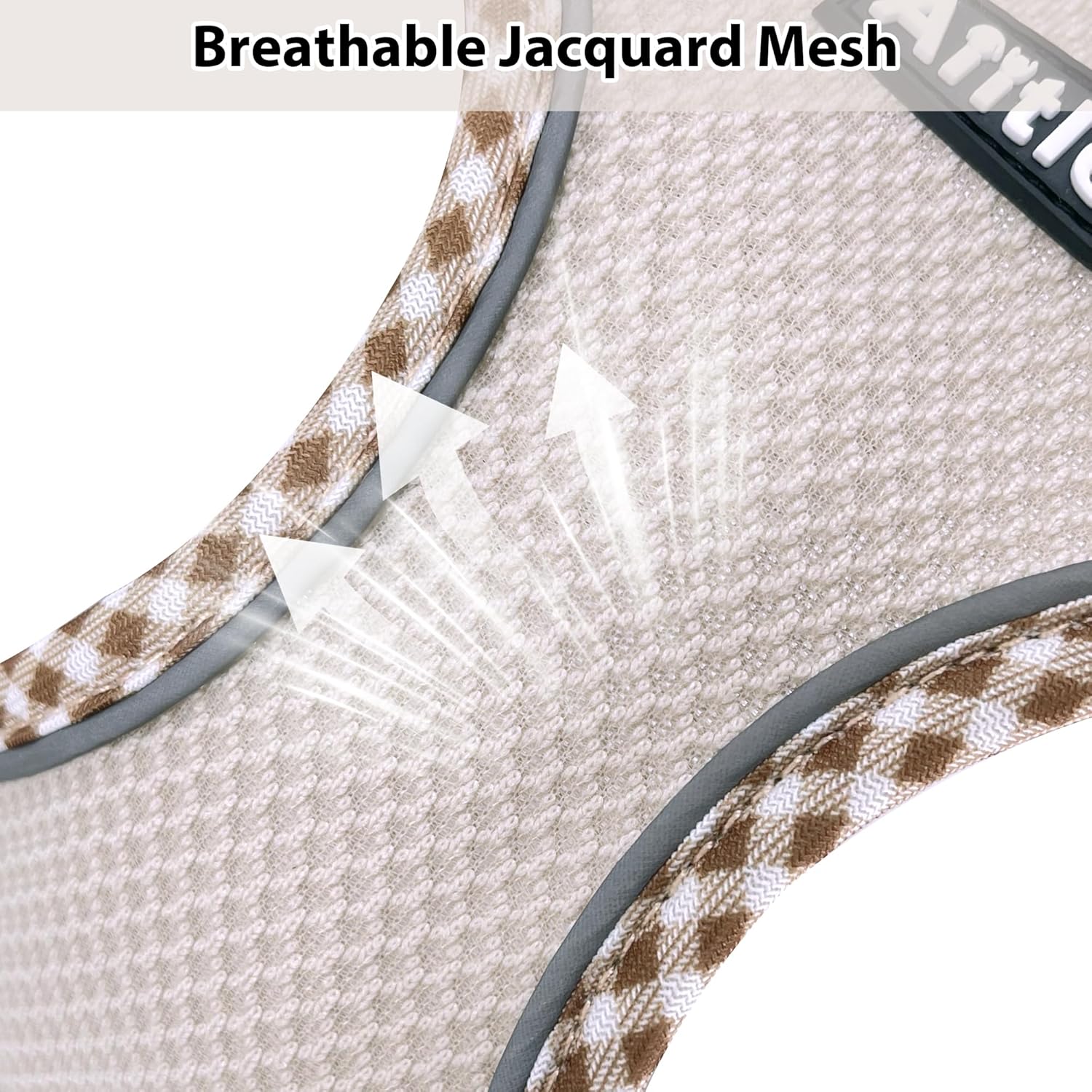 High stick hair friendly magic tape closure on Aiitle puppy harness