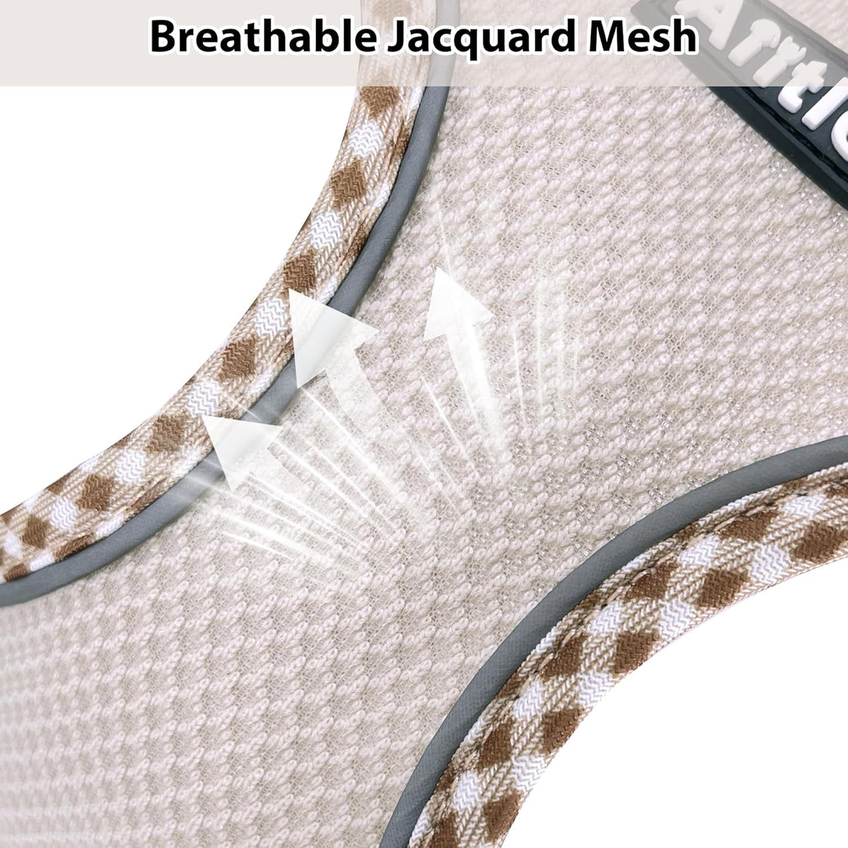 High stick hair friendly magic tape closure on Aiitle puppy harness