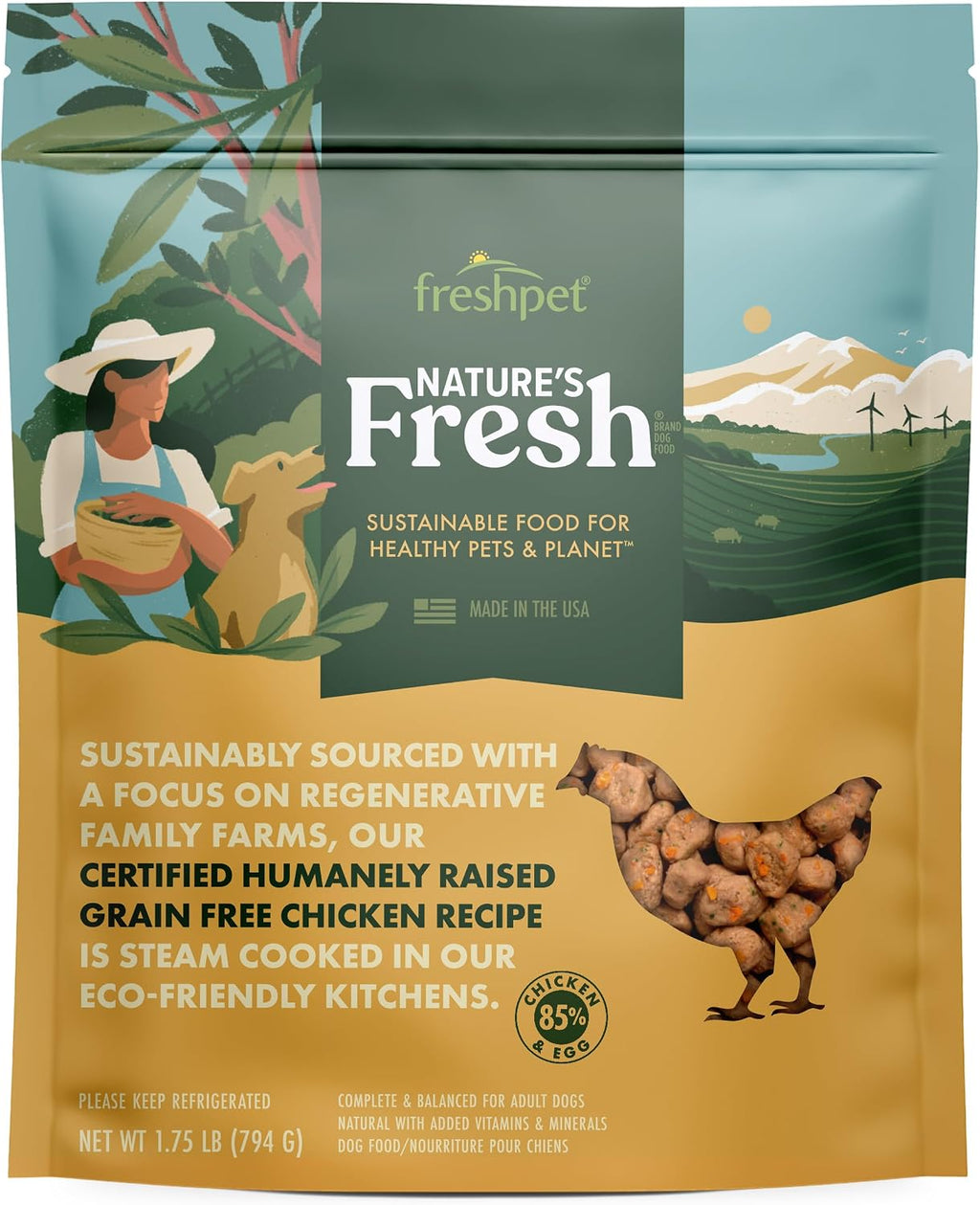 Freshpet Fresh Dog Food, Fresh Certified Humanely Raised Chicken Recipe, 5.5 lb. - Image 11