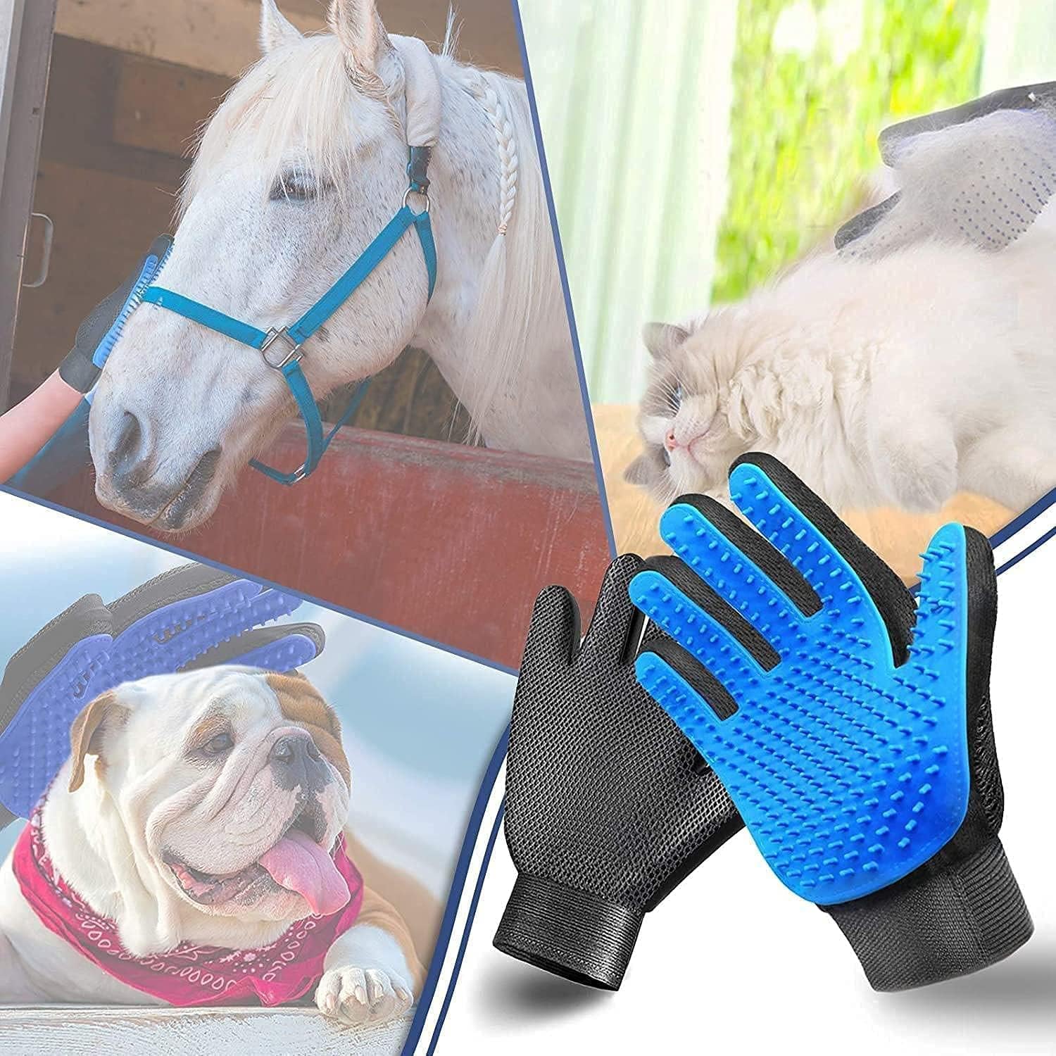 Starroad-Tim pet grooming mitt used during bath time
