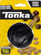 Tonka 3-Ring Tug Outdoor Dog Toy, 10.5 Inch Ring Dog Tug Toy for Medium and Large Breeds, Black/Yellow - Image 9