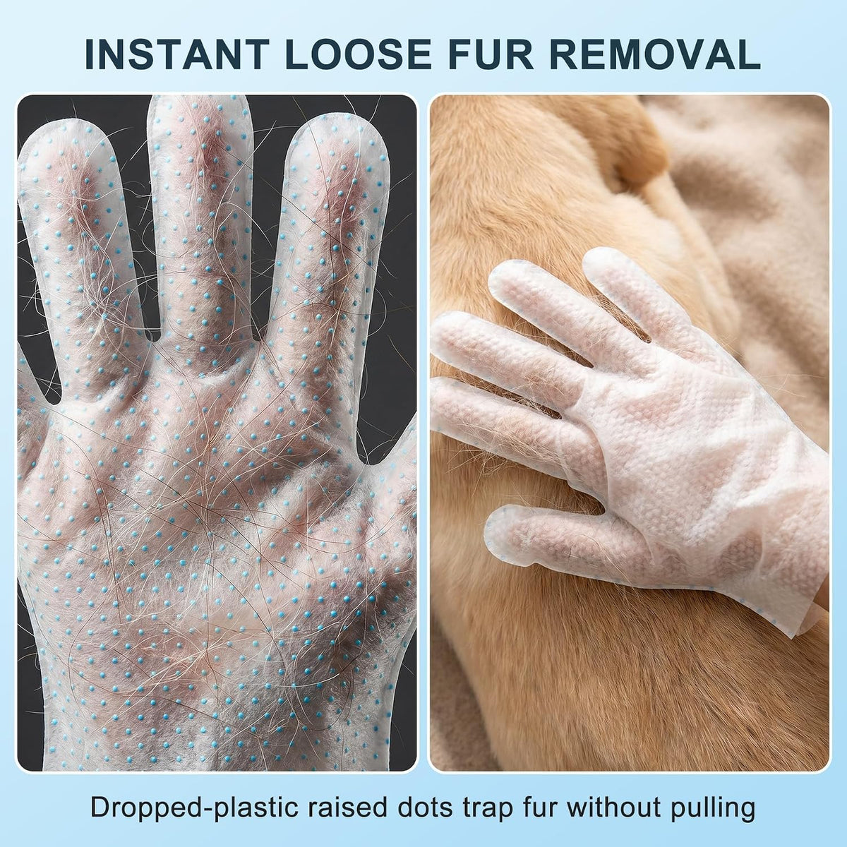 Vialoe waterless cat grooming wipes being used gently on a kitten's coat