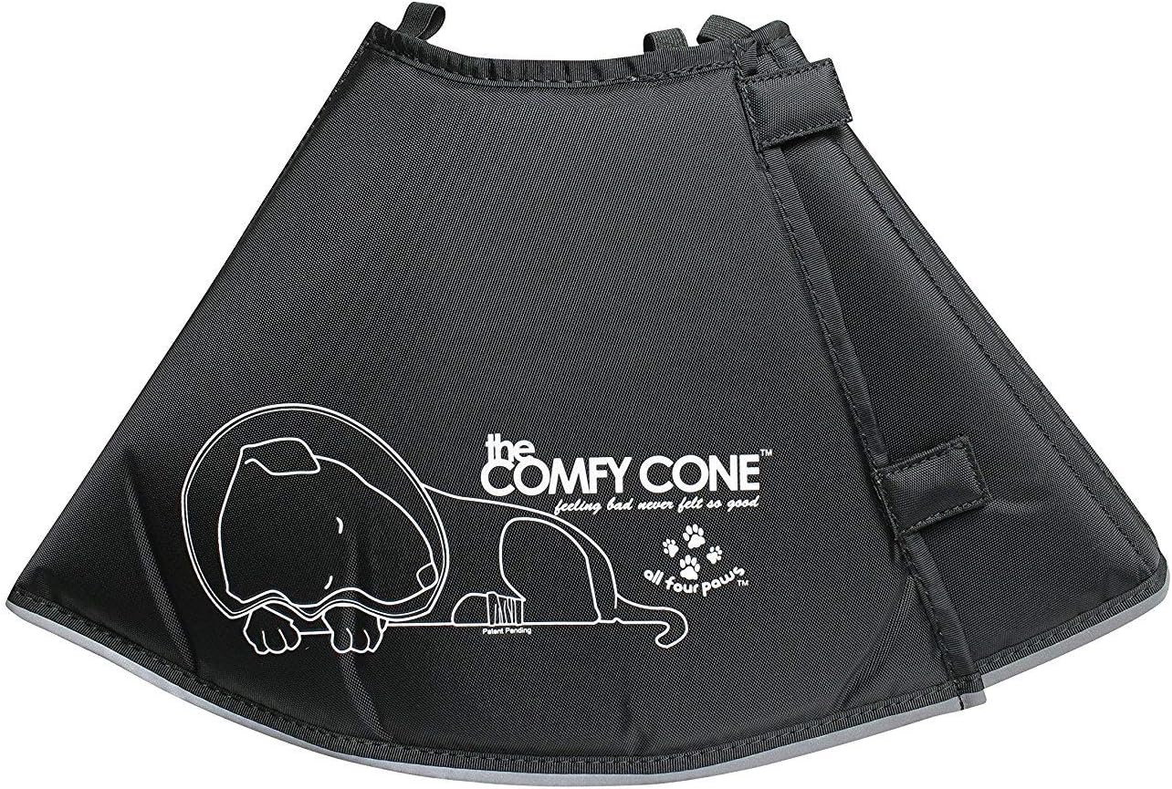 All Four Paws Comfy Cone Pet Cone for Dogs, Cats, Large, Tan - Comfortable Soft Dog Cone Collar Alternative for After Surgery, Wound Care, Spay, Neuter - Dog and Cat Recovery Elizabethan-Collar - Image 14