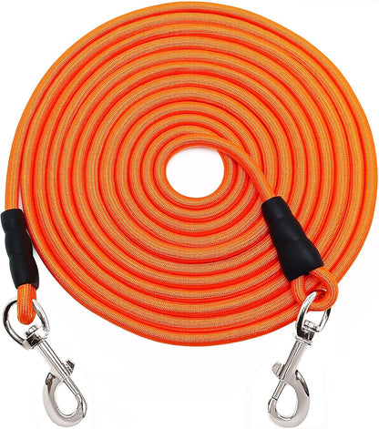 Tie Out Rope Dog Leash, Long Tether 8-10-13-15-20-25-30-35-40-50-65 FT Nylon Check Cord for Medium Large Dogs Indoor/Outdoor Camping Backyard (3/8" x 10ft) - Image 11