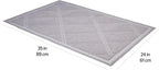 Amazon Basics cat litter mat showing diamond pattern