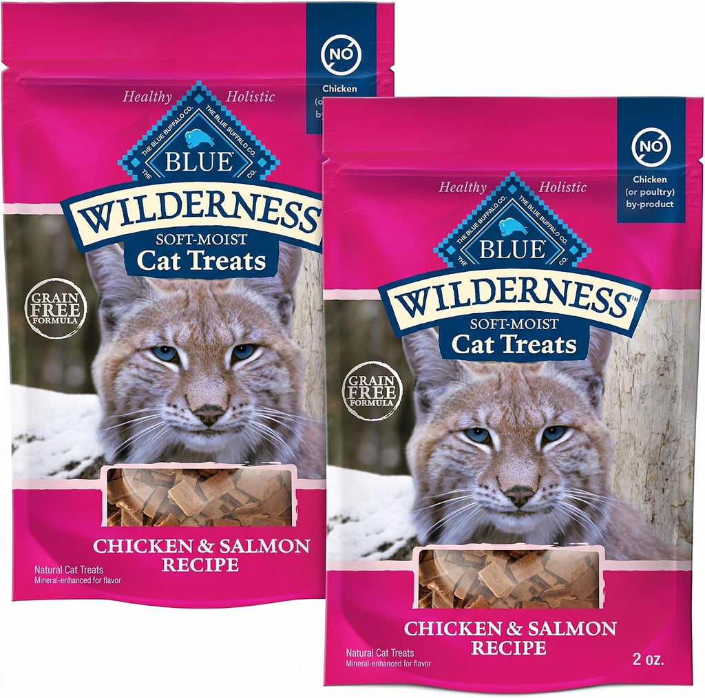 Blue Buffalo Wilderness Chicken & Salmon Soft Cat Treats, Grain-Free, 2 oz - Image 10