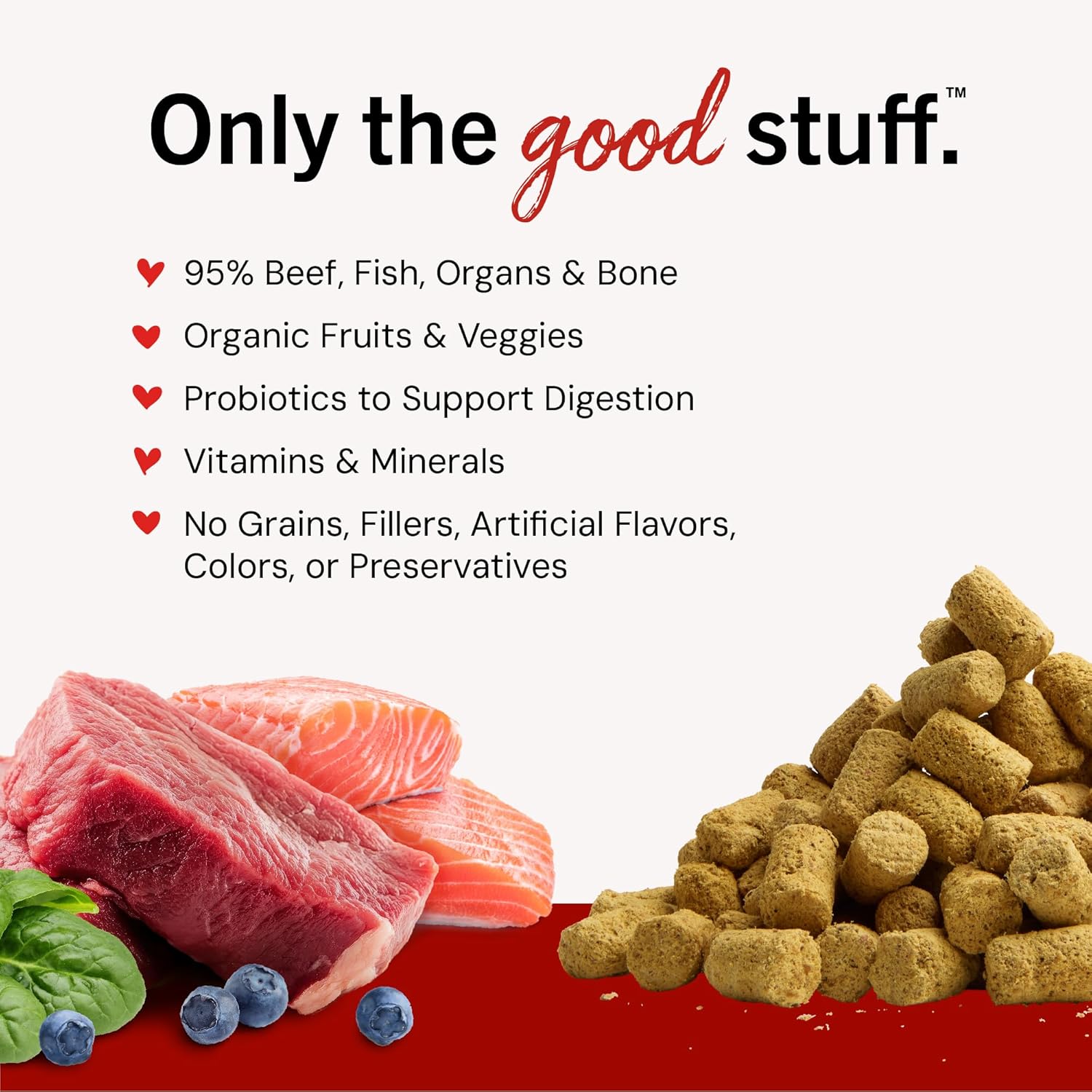 Stella and Chewy's puppy beef and salmon recipe ingredients and feeding guidelines label