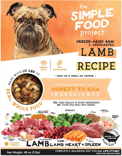 Simple Food Project - Beef & Salmon Recipe - Freeze Dried Raw Food for Dogs - 48oz - Image 12