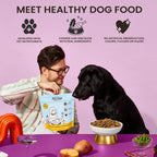 The Pets Table premium air-dried pet food ingredients and nutritional analysis text