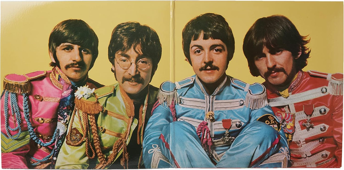 Audiophile grade 180 gram heavy vinyl record pressing of Sgt Pepper by The Beatles