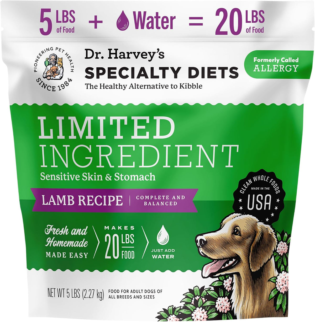 Dr. Harvey's Specialty Diet Limited Ingredient - Dog Food for Dogs with Sensitivities - Lamb Recipe (Trial Size, 5.5 oz) - Image 9