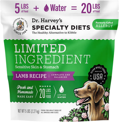 Dr. Harvey's Specialty Diet Limited Ingredient - Dog Food for Dogs with Sensitivities - Lamb Recipe (Trial Size, 5.5 oz) - Image 9