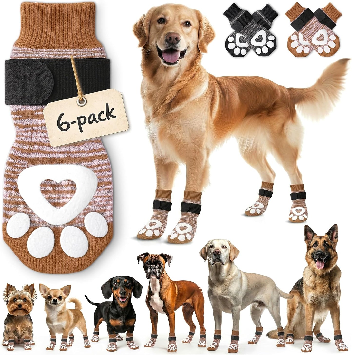 Bixie extra large dog socks packaging overview