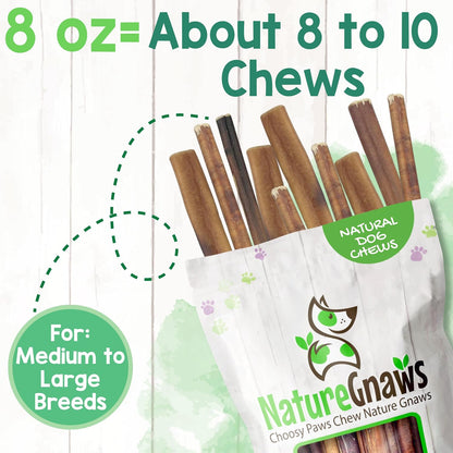 Nature Gnaws grain free healthy dental chews for teething puppies