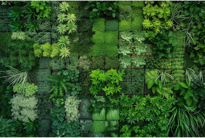 Rock Wall Reptile Habitat Background Greenery-Infused Room Vertical Moss Wall Terrarium Background Nature's Embrace Tropical Green Plants Fish Tank Background Moss Wall Aquarium Background 24x16in - Image 9