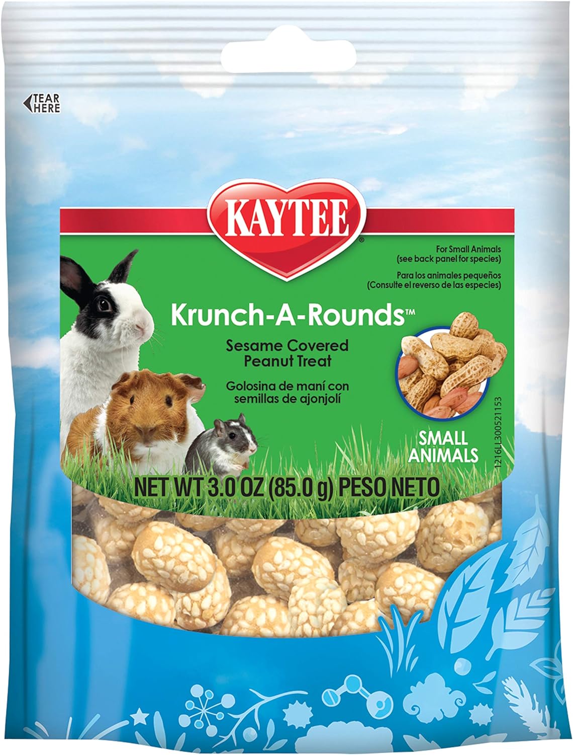 Kaytee Krunch-A-Rounds small animal treat front packaging view