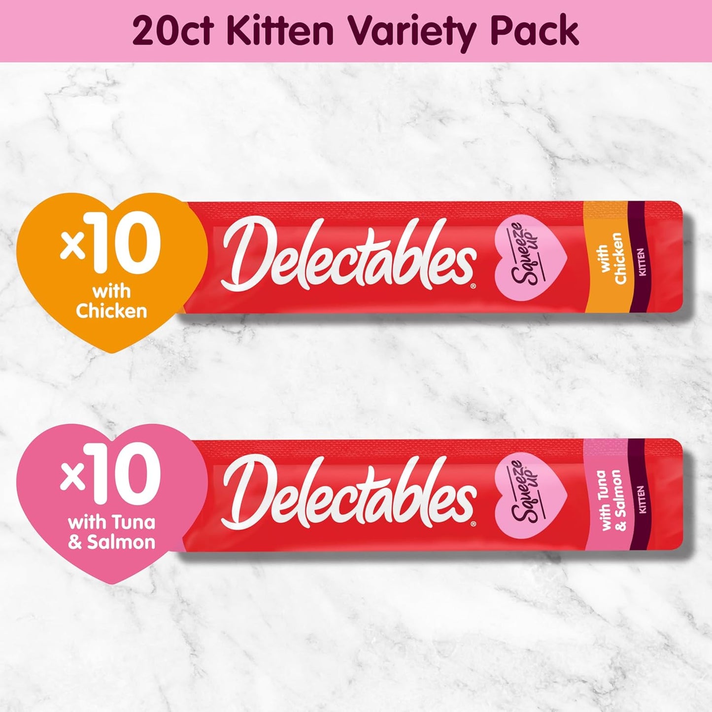 Grain free creamy puree kitten treat ingredient label
