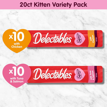 Grain free creamy puree kitten treat ingredient label