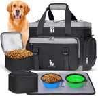 IGOLUMON dog travel bag large pet travel kit front view for weekend trips