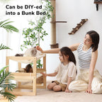 FUKUMARU Cat Bed Hammock, Cozy Velvet Cat Couch for Indoor Cats, Raised Wooden Cats Perch, 21 Inch Pet Sofa, Outdoor Dog Beds, Suitable for Puppy, Bunny and Small Animal, White - Image 9