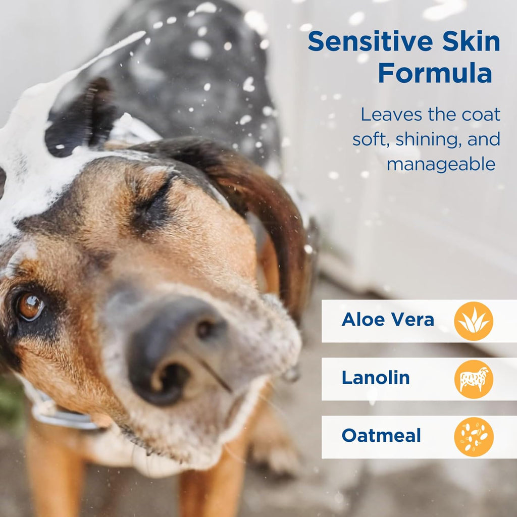 Zodiac dog shampoo bottle showing active ingredients list