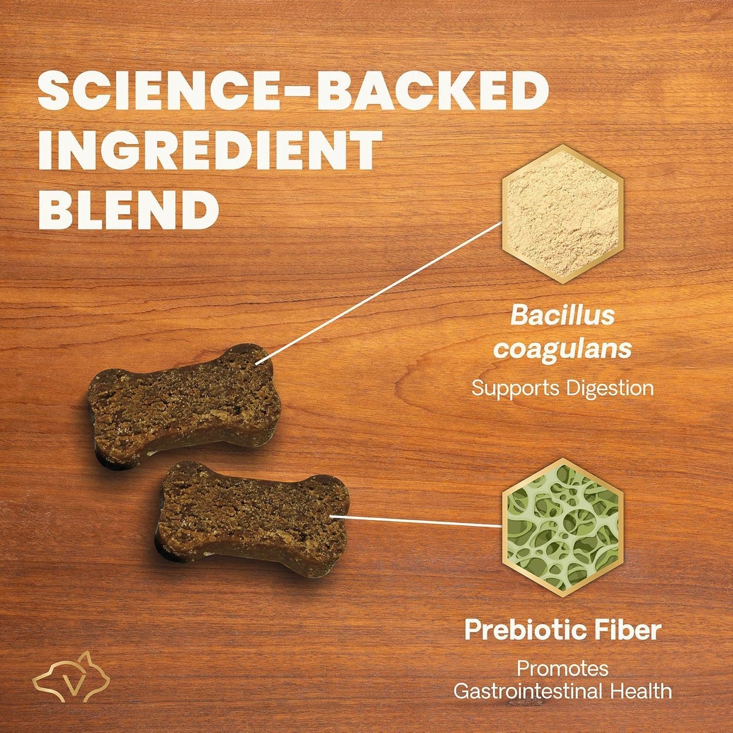 VetriScience premium pet probiotics for dog gas and diarrhea relief