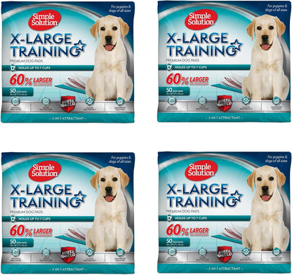 Simple Solution Puppy Pads Extra Large, Super Absorbent Pee Pads for Dogs, Doggie Potty Training, Puppy Essentials, X-Large for House Training, 28"x30", 50 Count - Image 9
