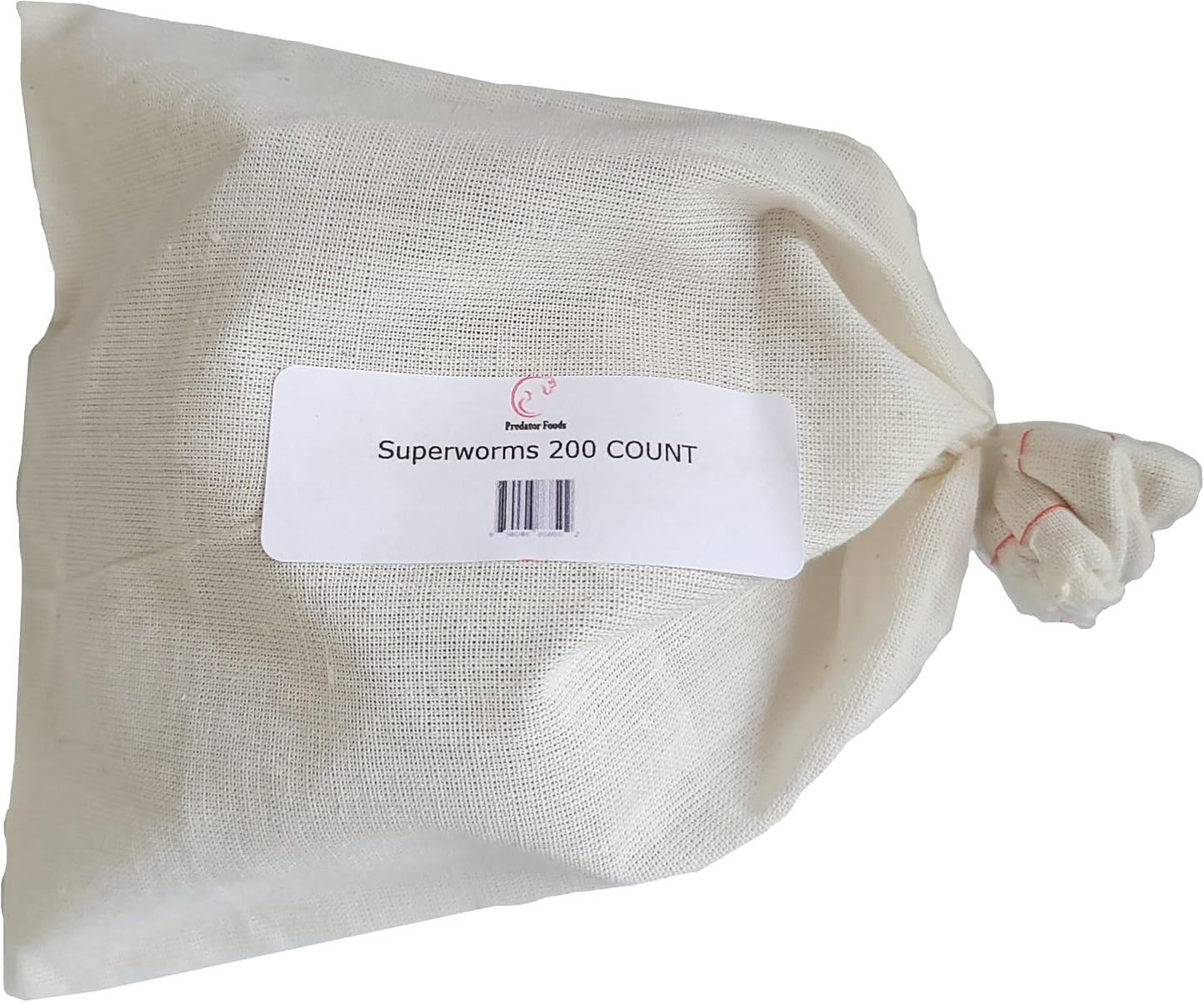 Predator Foods Live Superworms 200 Count Large front view of packaging bag