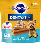 Pedigree Dentastix Dental Chews for Dogs, Small and Toy Breed Dog Treats, Original, Beef & Fresh Flavor, 2.36 lb. Variety Pack (157 Treats Total) - Image 13