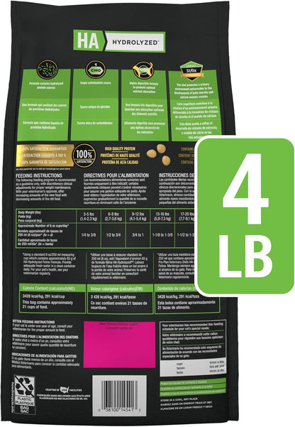 Pro Plan Veterinary Diets Purina HA Hydrolyzed Feline Formula Dry Cat Food - 4 lb. Bag - Image 10