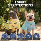 Side view of Spark Paws dog apparel on a large breed
