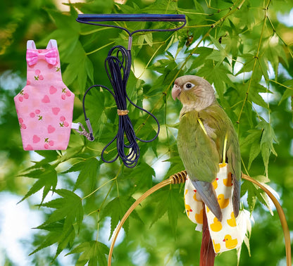 Magnoloran parrot underwear apparel for cockatiel budgie and lovebird