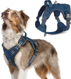 rabbitgoo Tactical Dog Harness for Large Dogs, No Pull Military Service Vest with Handle & Molle, Easy Control for Training Walking, Adjustable Reflective Straps, Black, L - Image 9