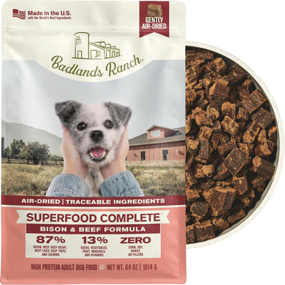 BADLANDS RANCH by Katherine Heigl - Superfood Complete Air-Dried Beef Dog Food - High Protein with Superfoods for Daily Wellness & Consistent Nutrition - 24 oz - Image 13