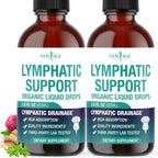 New Age Organic Lymphatic Drainage Drops front view bottle