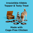 BIXBI Liberty freeze dried chicken recipe dog treat bag.