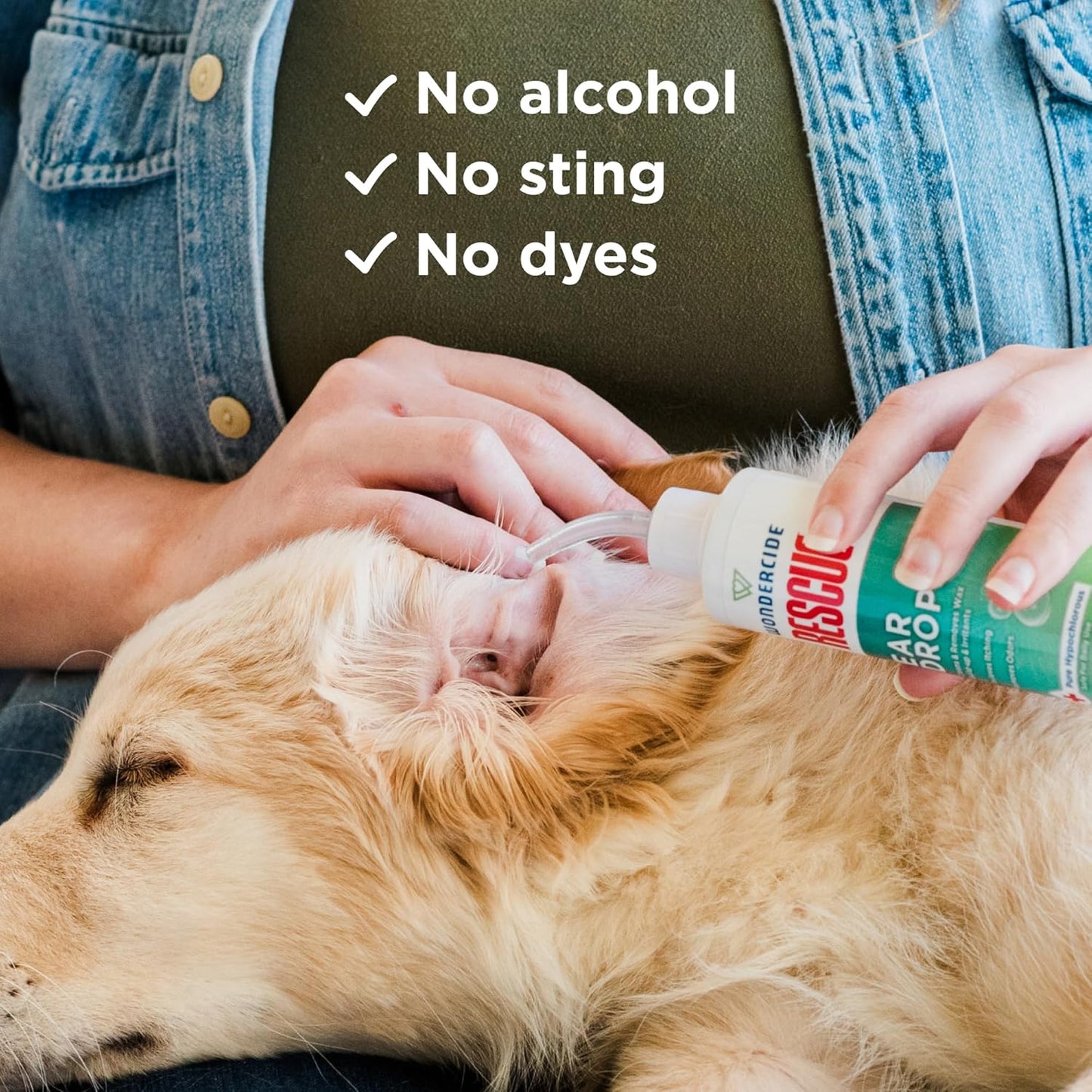 Wondercide pet ear drops for dogs and cats packaging